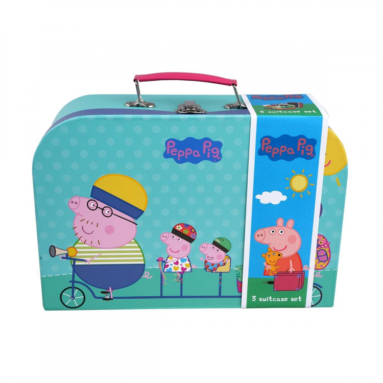 Barbo Toys Peppa Pig Suitcases 3 pcs set assorted Barbo Toys Peppa Pig Suitcases 3 pcs set assorted