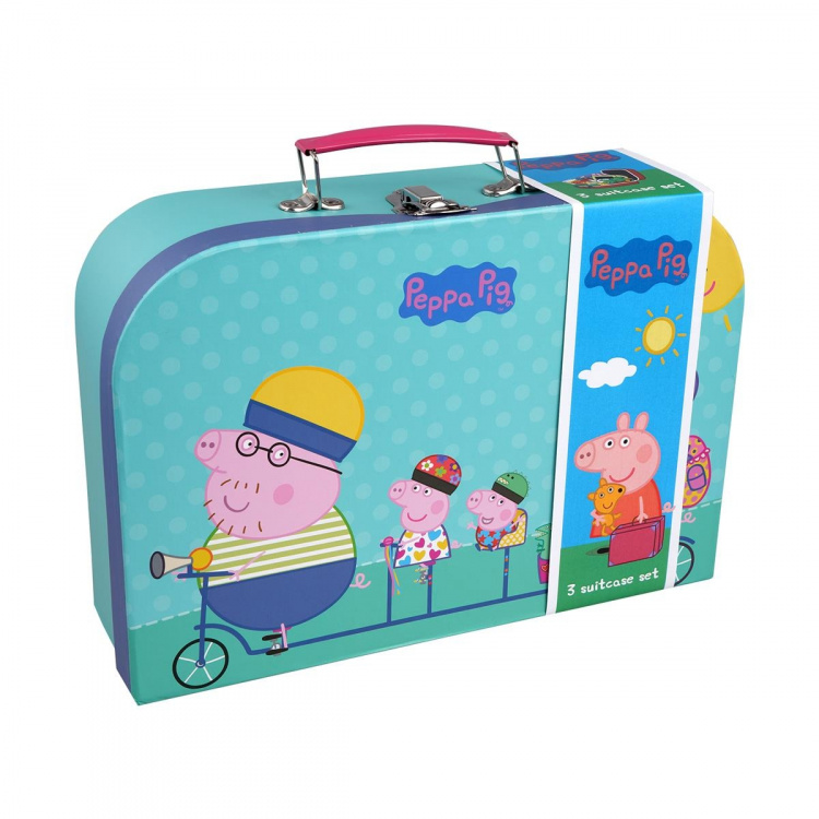 Barbo Toys Peppa Pig Suitcases 3 pcs set assorted Barbo Toys Peppa Pig Suitcases 3 pcs set assorted
