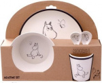 Barbo Toys Moomin 100% Melamine 5 pcs package (plate, bowl, tumbler, 2 spoons)