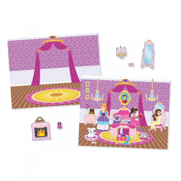 Melissa & Doug Reusable Stickers Pad Princess Castle