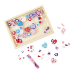 Melissa & Doug Created by Me! Wooden Bead Set Heart Beads