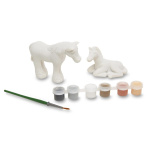 Melissa & Doug Created by Me! Craft Kit Figurines Horses