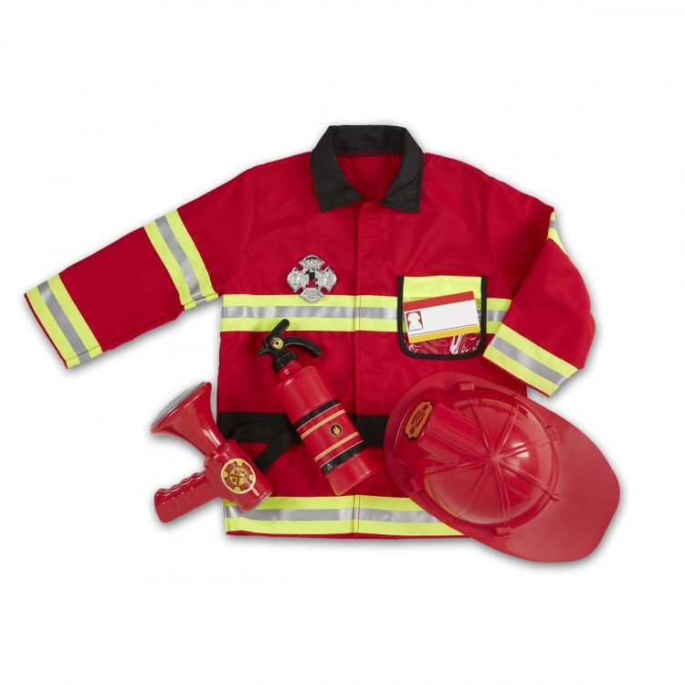 Melissa & Doug Role Play Costume Set Fire Chief