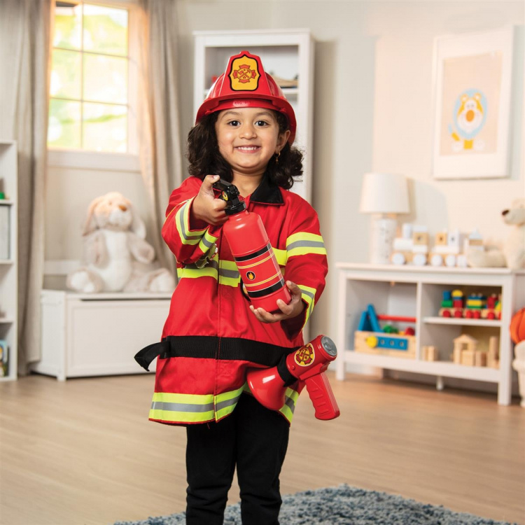 Melissa & Doug Role Play Costume Set Fire Chief