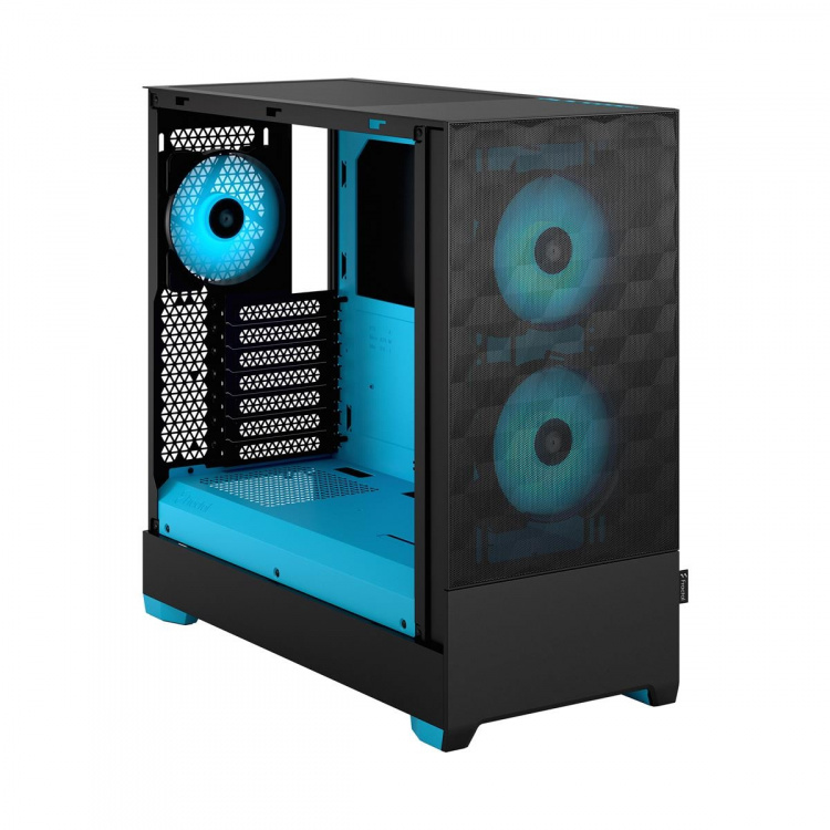 Fractal Design Pop Air RGB Cyan Core TG Clear Tint