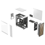 Fractal Design North Chalk White TG Clear Tint Fractal Design North Chalk White TG Clear Tint