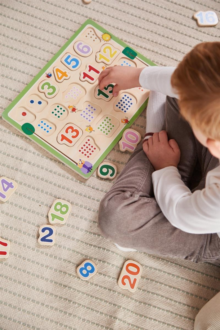 Barbo Toys Barbo Classic Wooden 1-2-3 Puzzle