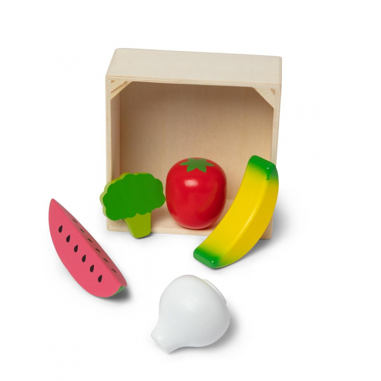 Melissa & Doug Wooden Food Groups Play Set - Produce