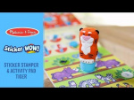 Melissa & Doug Sticker WOW! Tiger with Book & Stickers Melissa & Doug Sticker WOW! Tiger with Book & Stickers