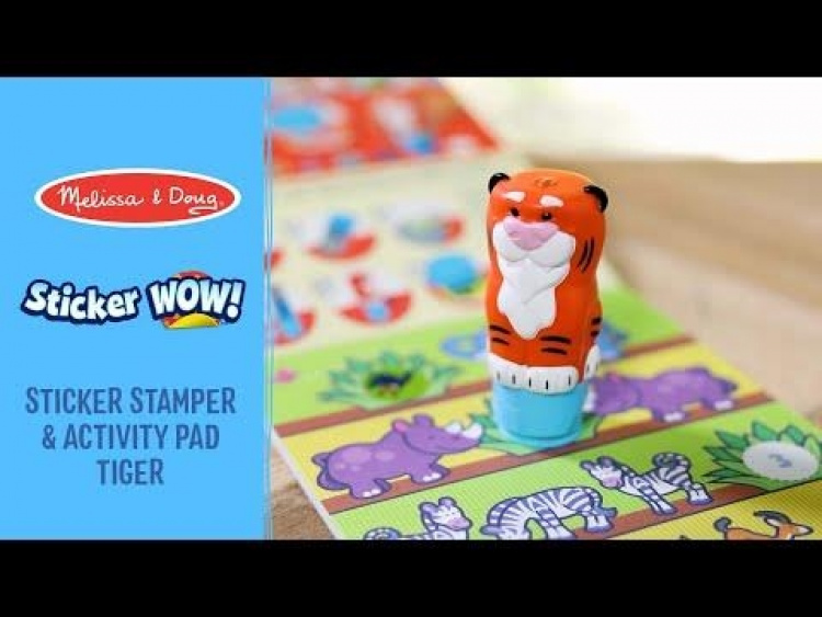 Melissa & Doug Sticker WOW! Tiger with Book & Stickers Melissa & Doug Sticker WOW! Tiger with Book & Stickers