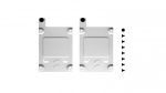 Fractal Design SSD Bracket Kit TypB, White Dualpack Fractal Design SSD Bracket Kit TypB, White Dualpack