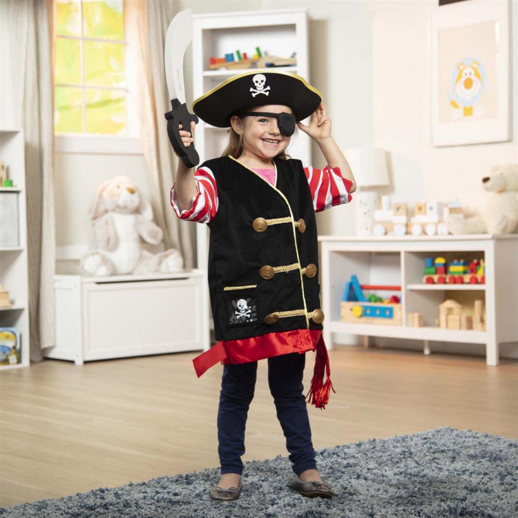 Melissa & Doug Role Play Costume Set Pirate