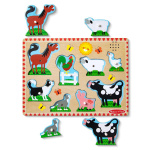 Melissa & Doug Sound Puzzle Farm animals