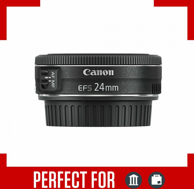 Canon EF-S 24 mm f/2.8 STM pancake lens
