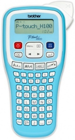 Brother PT-H100 label printer, blue