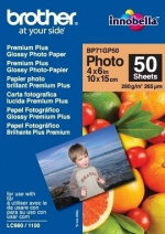 Brother BP71GP50 Premium Plus photo paper, 10 x 15 cm, 50 sheets