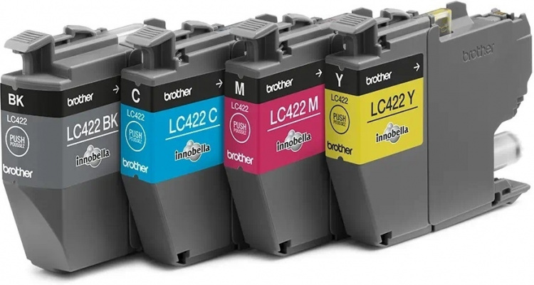 Brother LC422VALDR ink cartridge pack, 4 colours