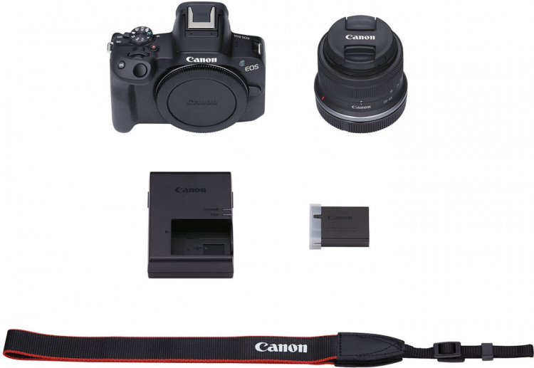 Canon EOS R50 system camera + 18-45 mm lens Canon EOS R50 system camera + 18-45 mm lens