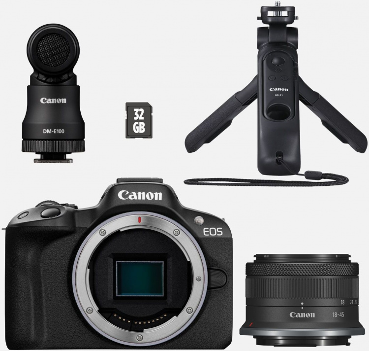 Canon EOS R50 system camera + 18-45 mm lens Vlogger Kit Canon EOS R50 system camera + 18-45 mm lens Vlogger Kit