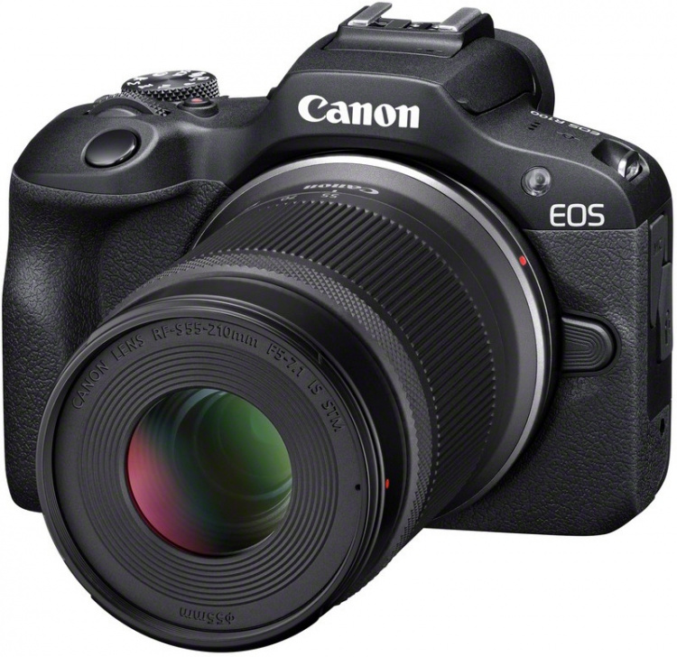 Canon EOS R100 micro system camera + RF-S 18-45 mm IS STM + RF-S 55-210 mm F5-7.1 IS STM lenses