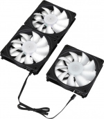 Blackstorm Luna UF120 ARGB PWM fan package, black, 120 mm, 3 pcs. pack