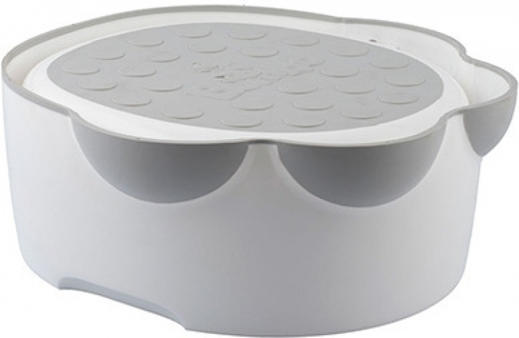 Bumbo Step N Potty - stool potty, cool grey