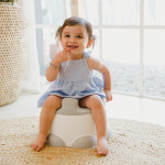 Bumbo Step N Potty - stool potty, cool grey