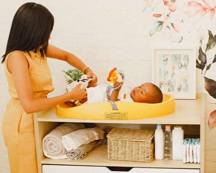 Bumbo Changing Pad - changing pad, cradle pink