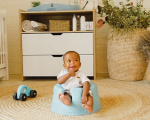 Bumbo Floor Seat - baby seat, powder blue
