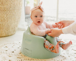 Bumbo Floor Seat - baby seat, powder blue