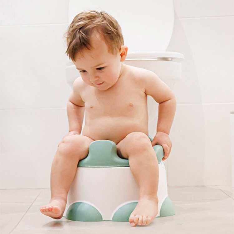 Bumbo Step N Potty - stool potty, hemlock