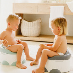 Bumbo Step N Potty - stool potty, hemlock