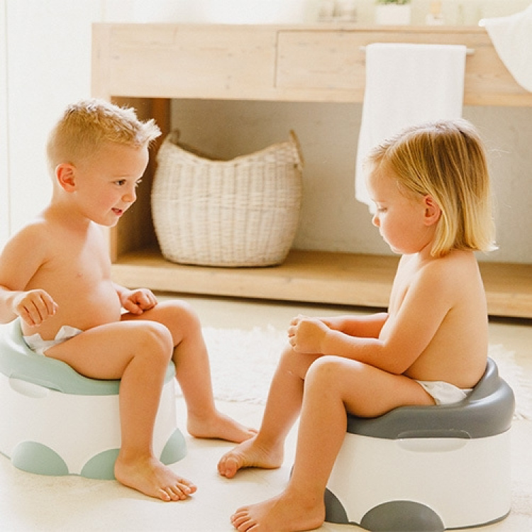 Bumbo Step N Potty - stool potty, hemlock