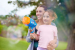 BUNCH O BUBBLES Mega Bubble Blaster - big motorised bubble gun