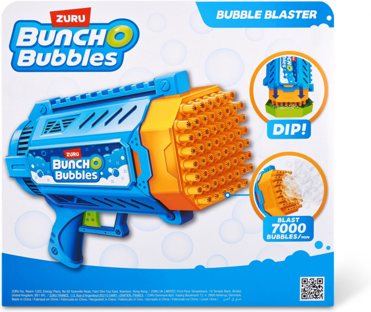 BUNCH O BUBBLES Mega Bubble Blaster - big motorised bubble gun