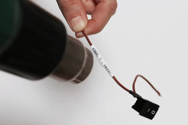 Brother HSe-231E, black text on white background, width 11,2 mm Brother HSe-231E, black text on white background, width 11,2 mm