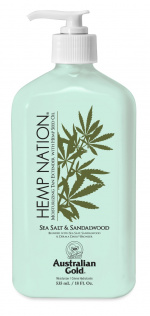 Australian Gold Hemp Nation Sea Salt & Sandalwood Tan Extender Body Lotion 535 ml Australian Gold Hemp Nation Sea Salt & Sandalwood Tan Extender Body Lotion 535 ml