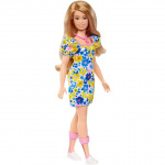 Barbie Fashionistas - Down Syndrome Wearing Floral Dress (HJT05) Barbie Fashionistas - Down Syndrome Wearing Floral Dress (HJT05)