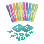 Airbrush Plush Refill Neon Kit x 10 Marks (1019)