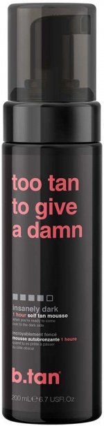 b.tan Too Tan To Give A Damn Tan Mousse 200 ml b.tan Too Tan To Give A Damn Tan Mousse 200 ml