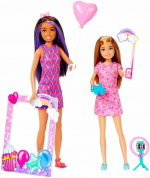 Barbie Celebration Fun Birthday Skipper and Stacie Doll (HKB12)