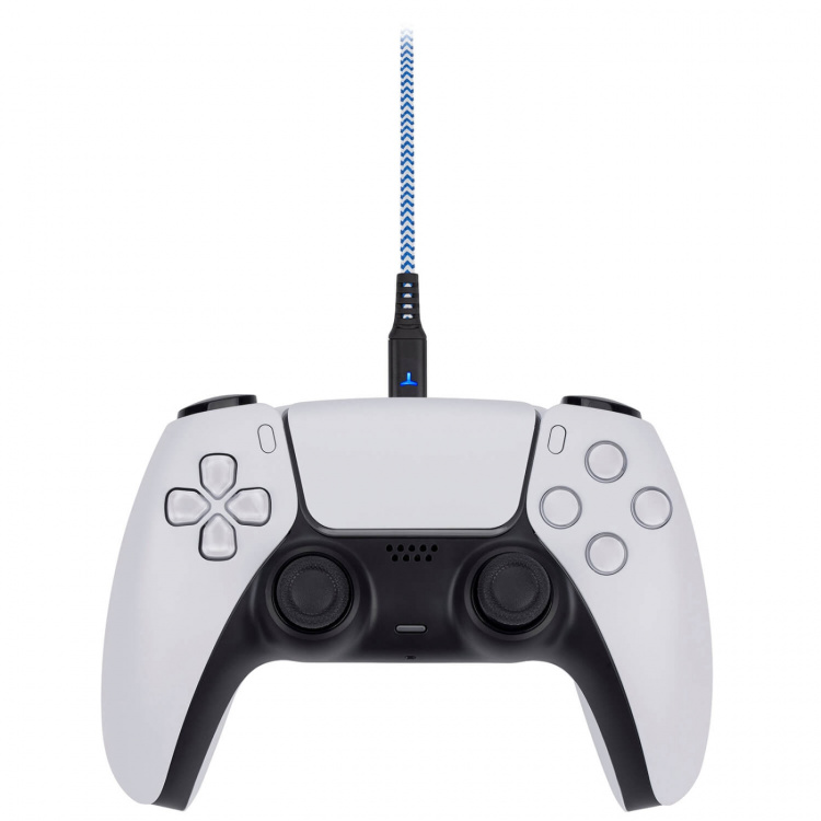 EgoGear Cable SCH10 White/Blue Type-C 3m Braided for PS5 EgoGear Cable SCH10 White/Blue Type-C 3m Braided for PS5