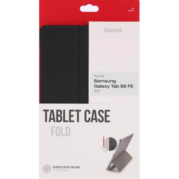 Hama Tablet Case Samsung Galaxy Tab S9 FE 10.9 Black