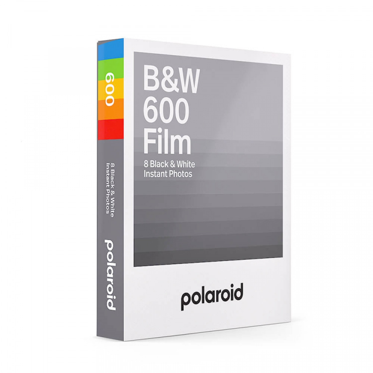 Polaroid B&W 600 Film White Frame
