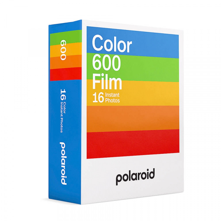 Polaroid Color Film 600 White Frame 2-pack