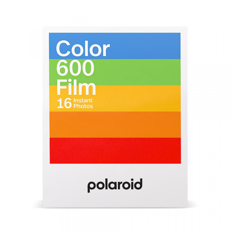 Polaroid Color Film 600 White Frame 2-pack