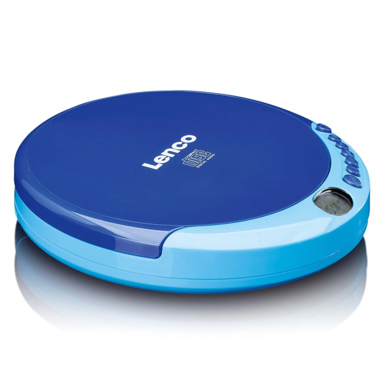Lenco Portable CD player with charge function Blue