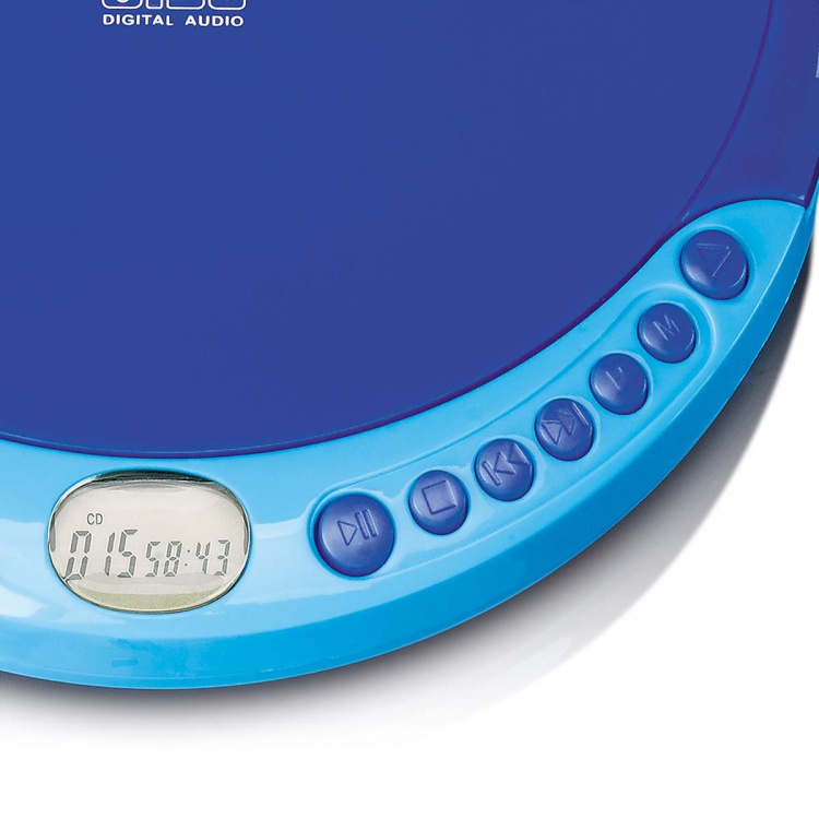 Lenco Portable CD player with charge function Blue
