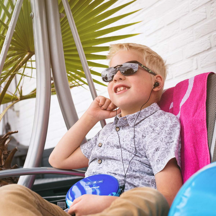 Lenco Portable CD player with charge function Blue