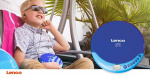 Lenco Portable CD player with charge function Blue